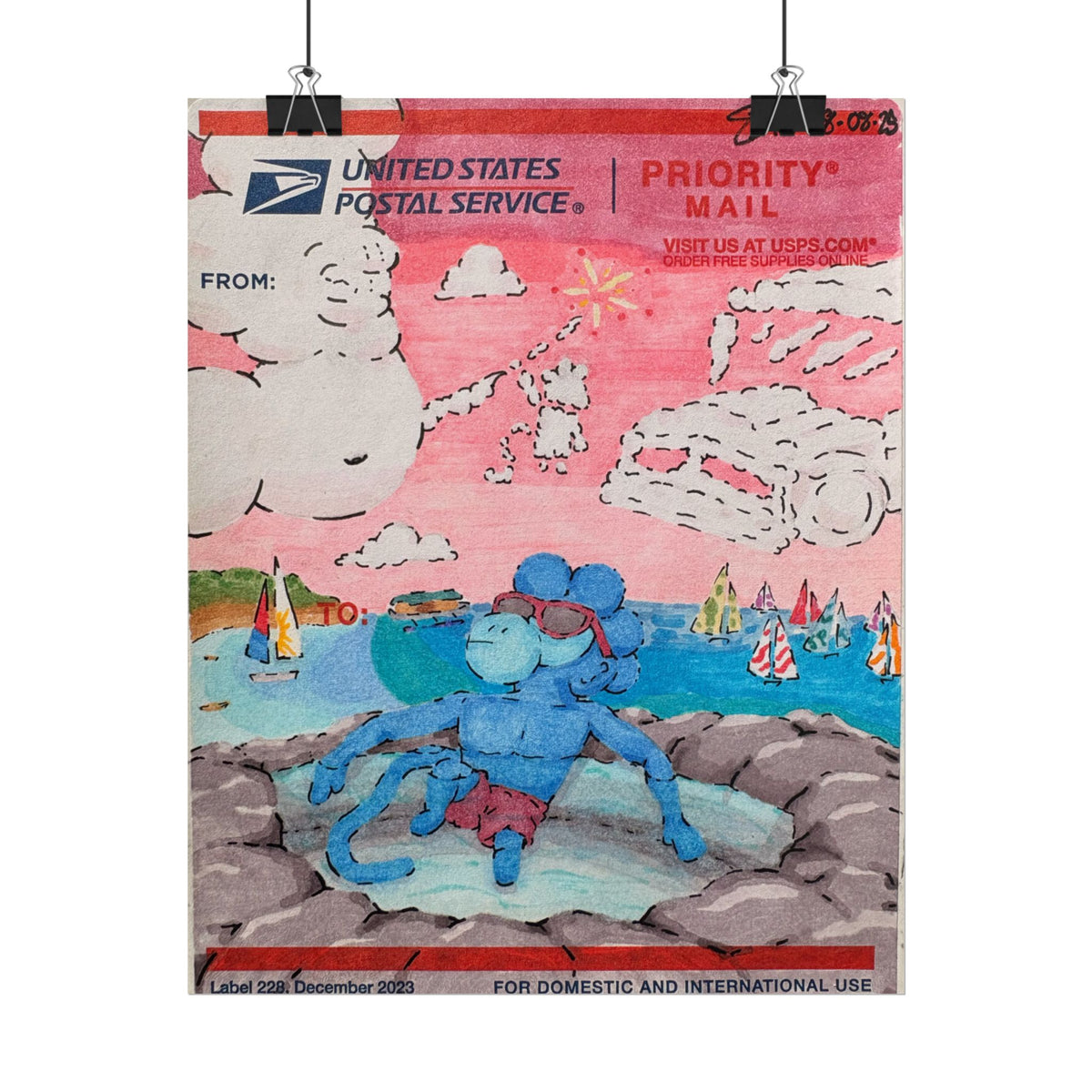 "Winter in The Islands of the Sun" Print