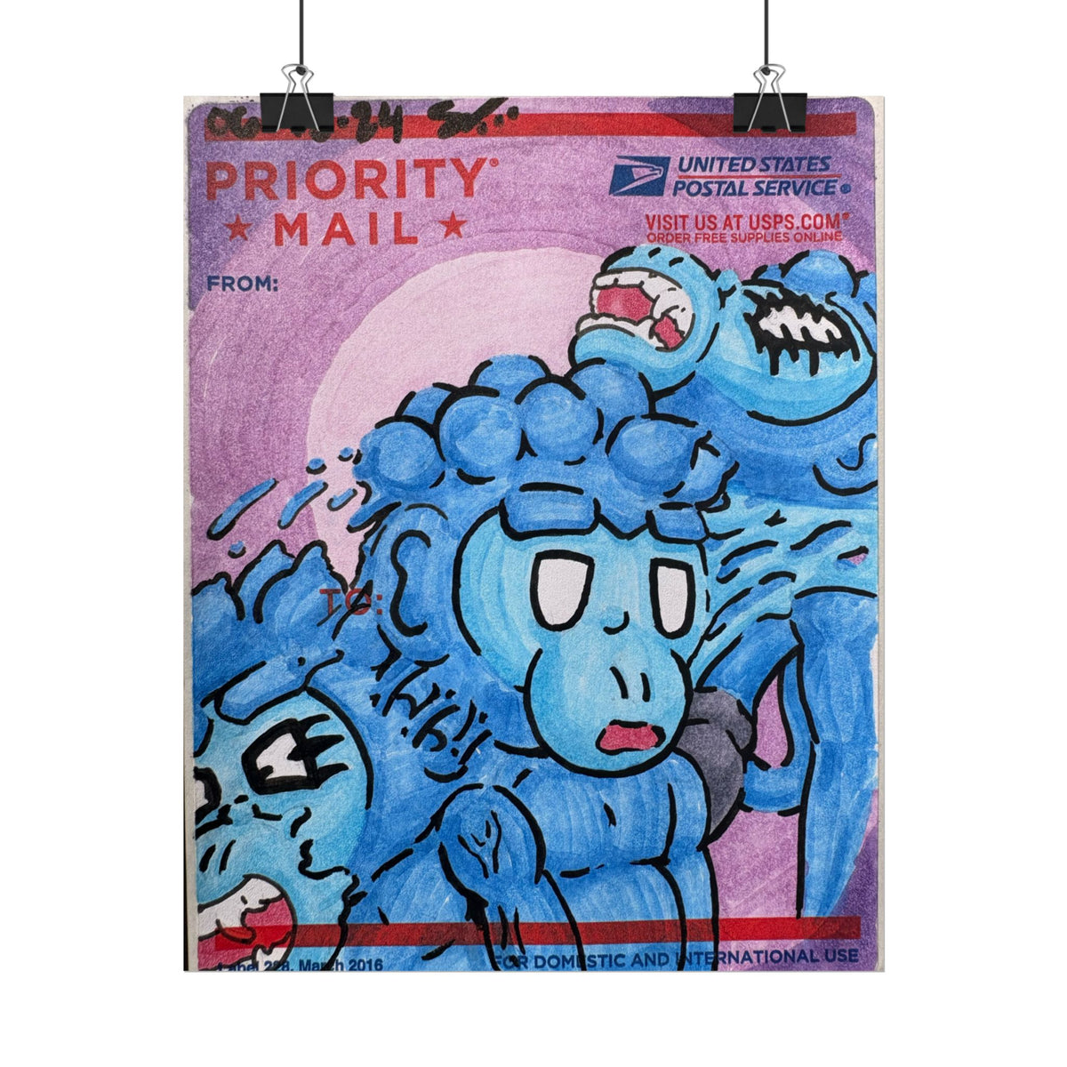"I want to scream" Print